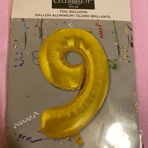 🎈Number 9 Foil Balloon 🎈